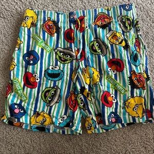 Sesame Street Multicolor Character Boxer Shorts